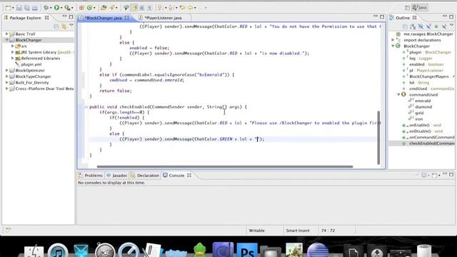 Java | How to make a Minecraft 1.6.2 Bukkit Server Plugin | Multiple Commands & Blocks смотреть онлайн