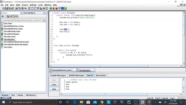 Java Beginner Course - 12.1 - Threads [Example] смотреть онлайн