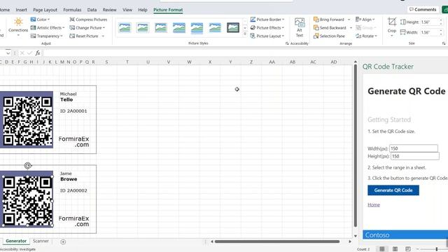 QR Code Tracker for Excel смотреть онлайн
