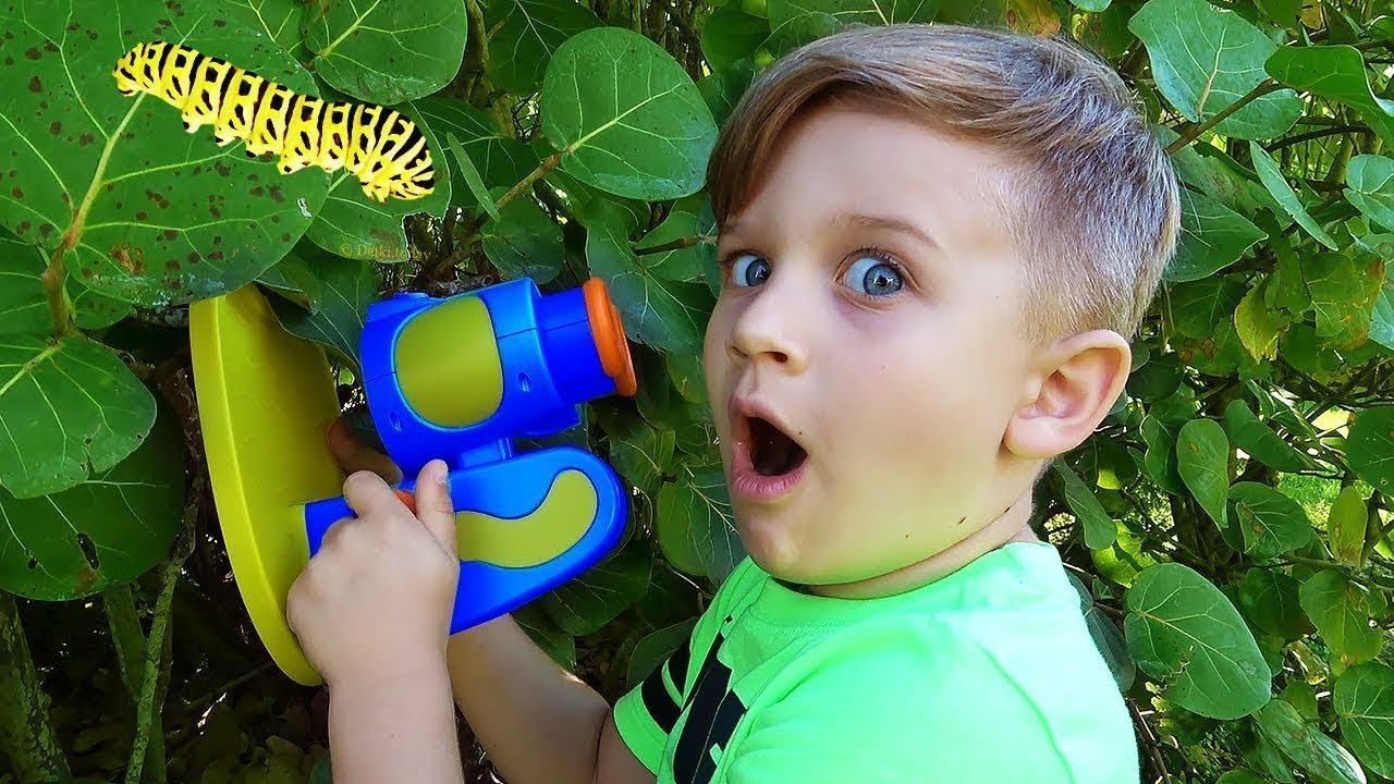 Diana And Roma Playing Outdoor Toys