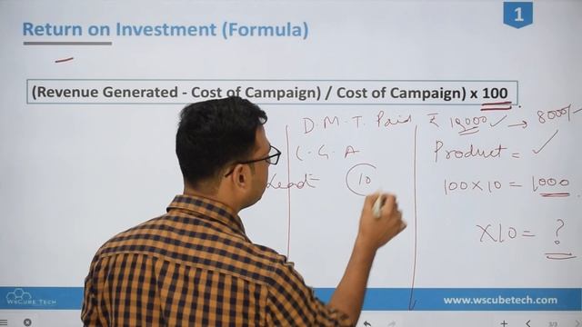 ROI Formula | How to Calculate Return on Investment | (in Hindi) смотреть онлайн