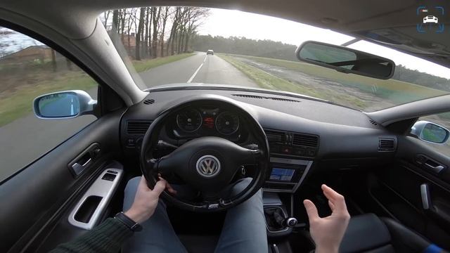 VW Golf MK4 R32 REVIEW POV Test Drive by AutoTopNL смотреть онлайн