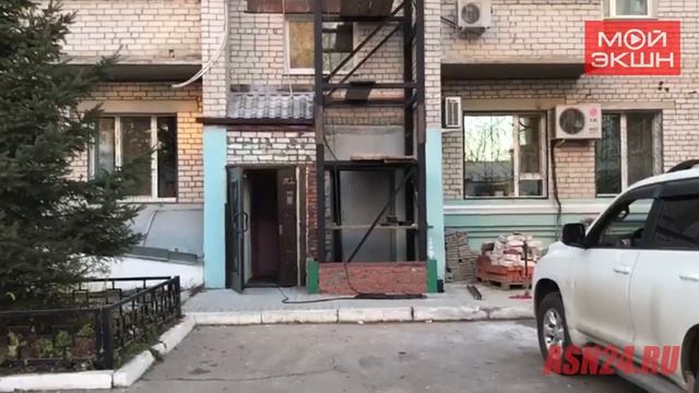 Самовольно возводимый лифт в Благовещенском доме смотреть онлайн