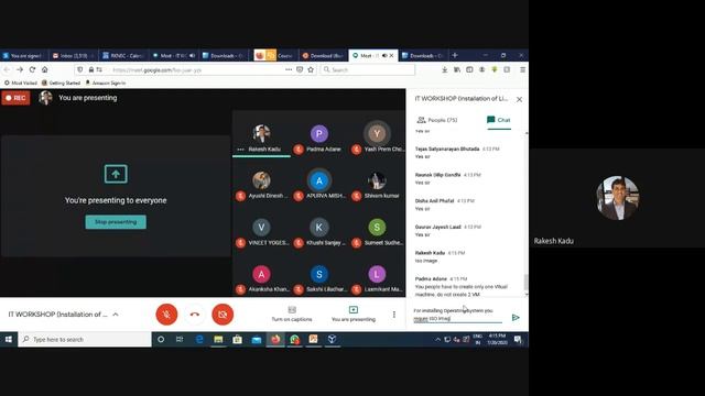 Installation of Linux OS on VM in Oracle Virtual Box смотреть онлайн
