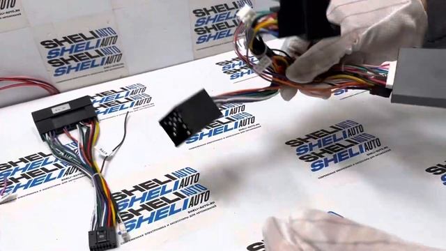 Подключение камеры заднего вида к магнитолам SHELI