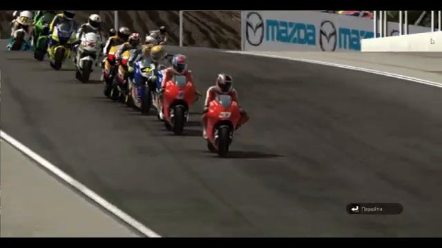 11. Laguna seca . Гонка . Игра Moto GP 08 . Laguna seca. Race . PC. смотреть онлайн