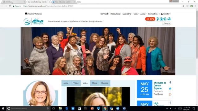 eWomen Network Creating Your Profile on the eWN Website смотреть онлайн