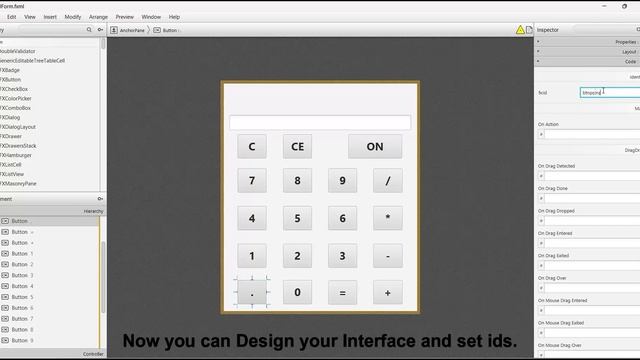 Create a simple Calculator using Java + JavaFx and IntelliJ IDEA part 1 смотреть онлайн