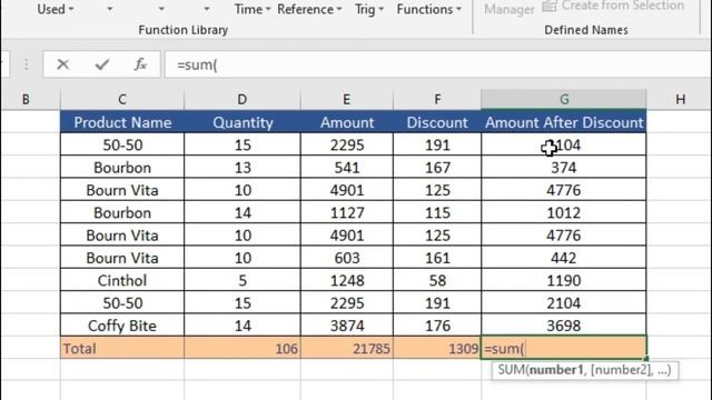 SUM formula in Excel - SUM in Excel смотреть онлайн