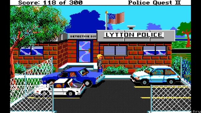Police Quest 2 - The Vengeance (1988, PC) - Full Playthrough