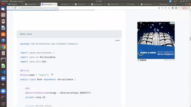 Spring Boot. JPA. One To Many. Many To One. Bidirectional mapping. Part 1 смотреть онлайн