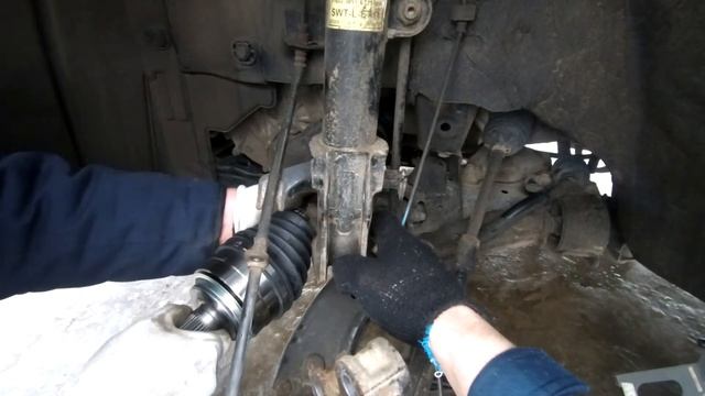 Вибрация CR V 3, замена вала привода, разборка ШРУСа, CARDON смотреть онлайн