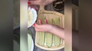 Рулетики из огурцов и шпрот!?