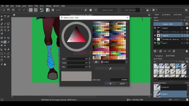 ~ "Michikatsu Reference Sheet" | Speedpaint ~ смотреть онлайн