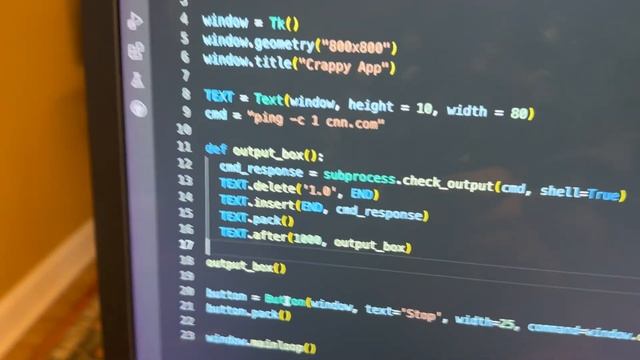 tKinter Auto Refresh Text from OS Command with Python смотреть онлайн