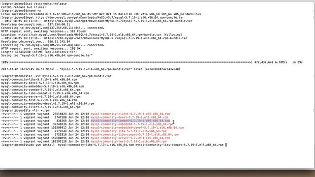 how to quickly install MySQL 5.7 in CentOS 6 using rpms смотреть онлайн