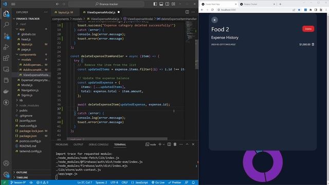 Next.js, Tailwind & Firebase Tutorial #9 - Final Touches & Deployment | Finance Tracker смотреть онлайн