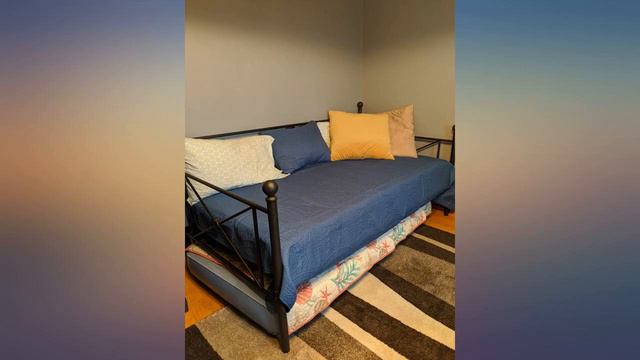 VECELO Classic Metal Daybed Frame Multifunctional Mattress Foundation//Bed Sofa review смотреть онлайн