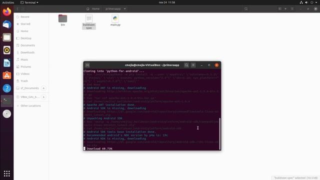 Deploying Your Kivy-Python App to Android with Buildozer | Android on Ubuntu 20.04 (64bit) смотреть онлайн