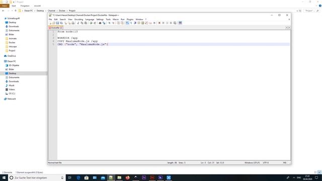 RUN Http Server in Docker (Your First Docker Project) [English] смотреть онлайн