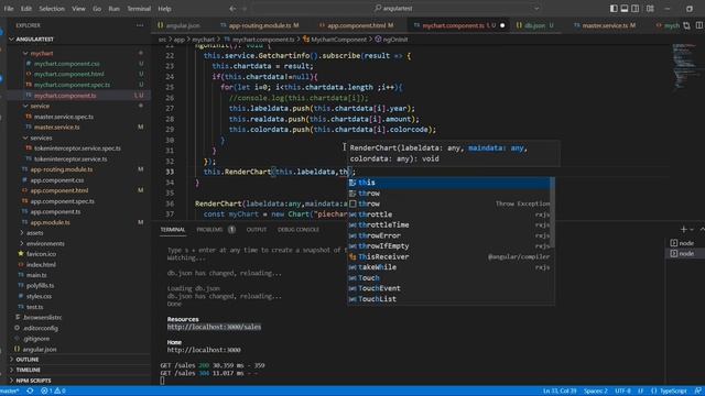 Charts in angular with JSON Server REST API | angular charts using chart.js | angular 14 full cours смотреть онлайн