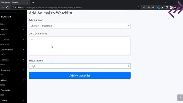 Zoo Management System Project in PHP MySQL with Source Code - CodeAstro смотреть онлайн