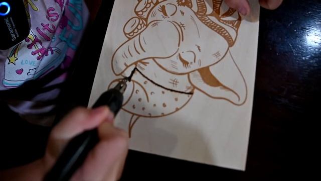 Пирография. Меняем 3D ручку на выжигатель по дереву.