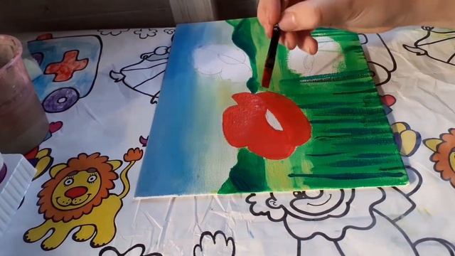 как нарисовать маки? смотреть онлайн