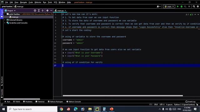 Creating Login System in Python Without GUI (Graphic User Interface) смотреть онлайн