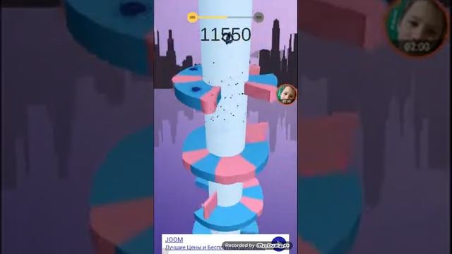 Прохождение игры Helix Jump. смотреть онлайн