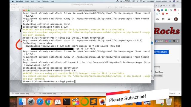 How to install PyTorch | Install PyTorch on Mac- Quick and Easy Installation смотреть онлайн