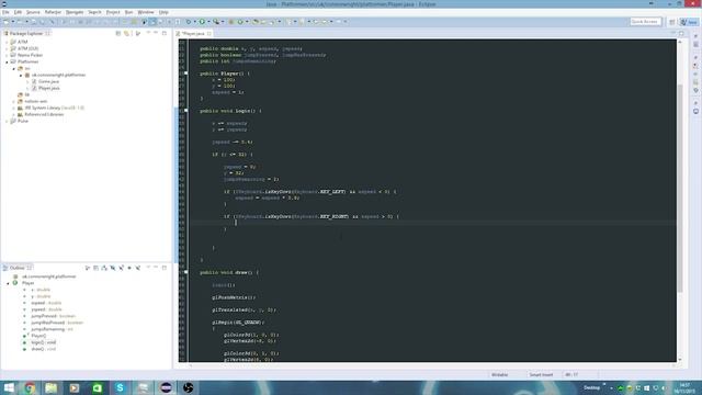 How To Java: Platformer using LWJGL #4: Input смотреть онлайн