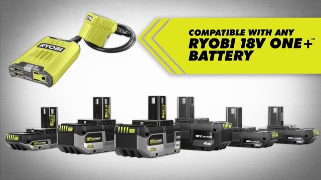 Portable Power On-The-Go | RYOBI 18V ONE+ 120-Watt Automotive Power Inverter смотреть онлайн