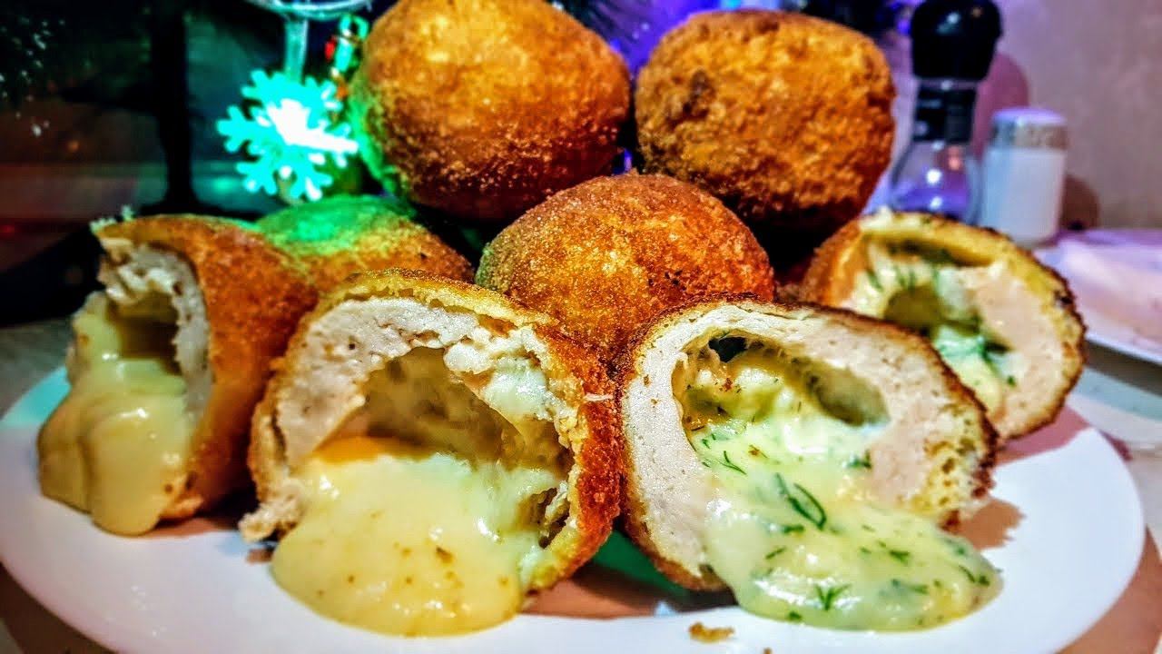 Мясные Новогодние БОМБОЧКИ, цыганка готовит. Котлеты с сыром. Gipsy Cuisine.