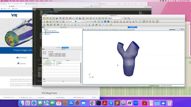 Interpolate unstructured mesh data with VTK смотреть онлайн