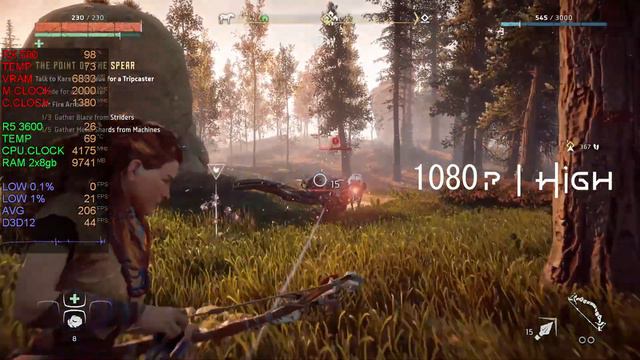 RX 580 8GB + Ryzen 5 3600 | Horizon Zero Dawn | All Settings | FPS Tests & Benchmarks | 1080p смотреть онлайн