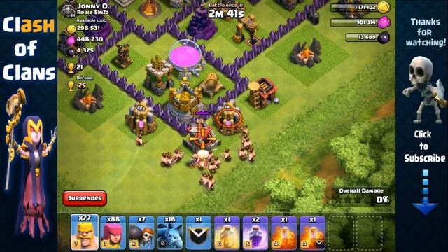 How to Farm 15,000 Dark Elixir in 1 Hour WITHOUT HEROES - Clash of Clans - Fast DE Farming Strategy смотреть онлайн