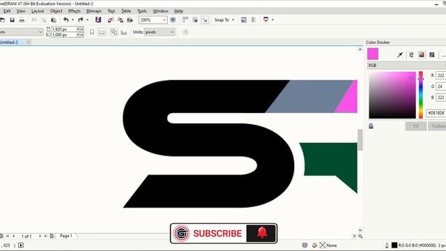 CorelDraw Tutorial : How to create typography text logo design in corel draw software смотреть онлайн