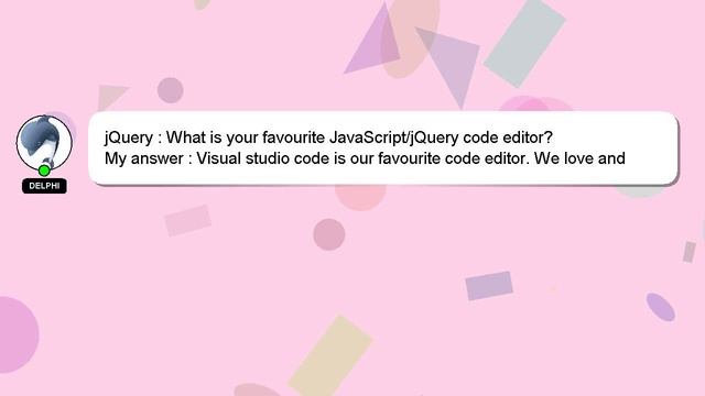 jQuery : What is your favourite JavaScript/jQuery code editor? смотреть онлайн