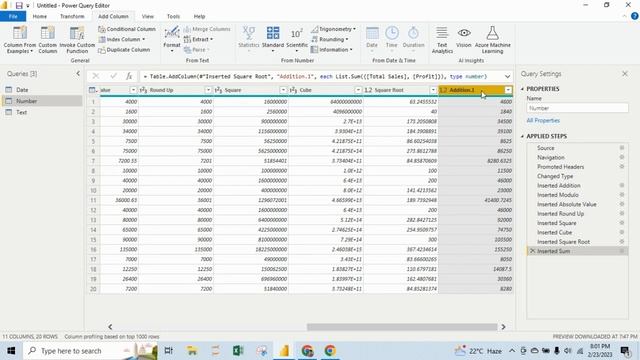 How to use text function, date function & number function in Power BI | Power Query functions | смотреть онлайн