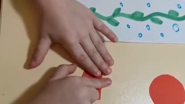 Аппликация "Крабик" смотреть онлайн
