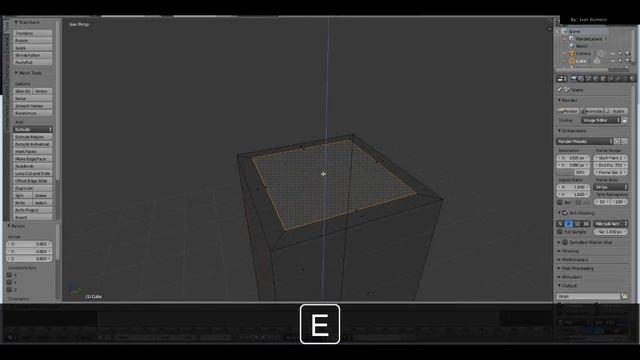 Blender 3D 2.79. - 1 Chimenea Edit Mode / Modo Edición смотреть онлайн