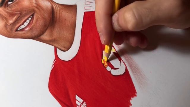 Drawing Cristiano Ronaldo (Manchester United) • Time Lapse смотреть онлайн
