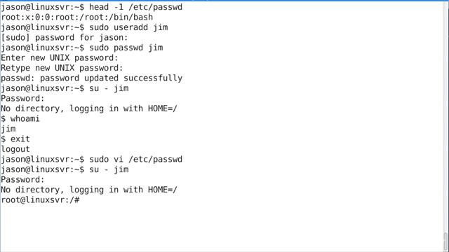 4.5 Account Security Demo 1 UID 0 смотреть онлайн