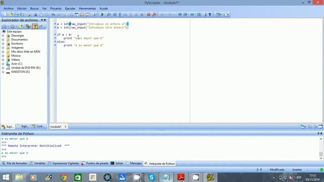 Tutorial Python 12 Estructura condicional if смотреть онлайн