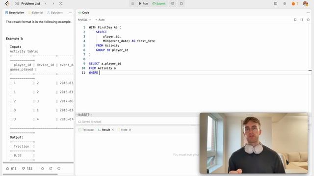550. Game Play Analysis IV - LeetCode SQL Question смотреть онлайн