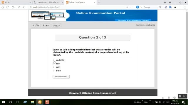 Online exam management system in PHP, MySQL with Source Code смотреть онлайн