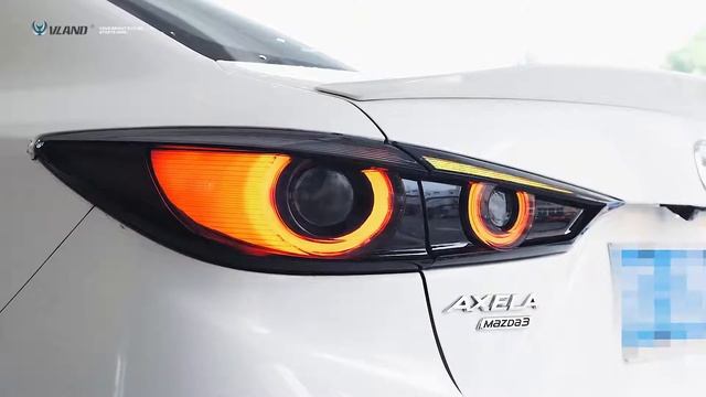 VLAND Full LED Tail Lights For Mazda 3 Axela Sedan 2014-2018 (With Sequential Turn Signals) смотреть онлайн