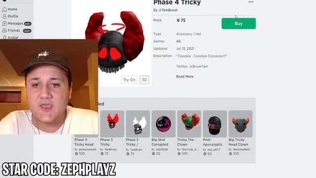 MAKING FRIDAY NIGHT FUNKIN TRICKY PHASE 4 a ROBLOX ACCOUNT (FNF) смотреть онлайн