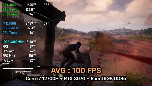 [Gaming Test] ทดสอบเล่นเกมบนสเปค i7-12700H + RTX 3070 ? смотреть онлайн